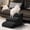 Black, variant on NTGFU Dog Stairs & Ramp - Extra-Wide Non-Slip Orthopedic Dog Ladder with Soft Foam Padding, for Injured/Senior Pets & Small Cats To Access High Beds/Couches - Dark Grey-3 Steps