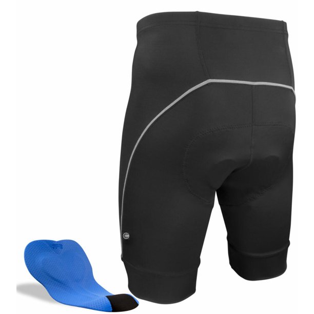 Aero Tech BIG Men's Clydesdale PADDED Bike Shorts With Wide Chamois