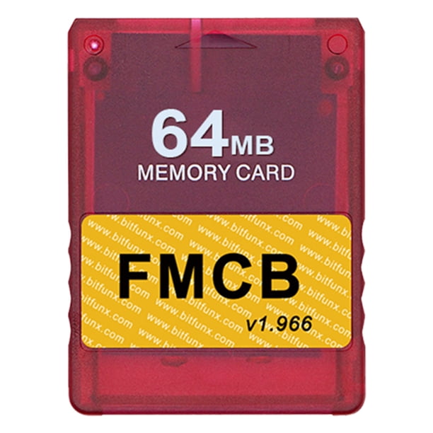 Tarjeta Memoria 8MB/16MB/32MB/64MB Carcasa Transparente Con OPL para Consola Juegos PS2