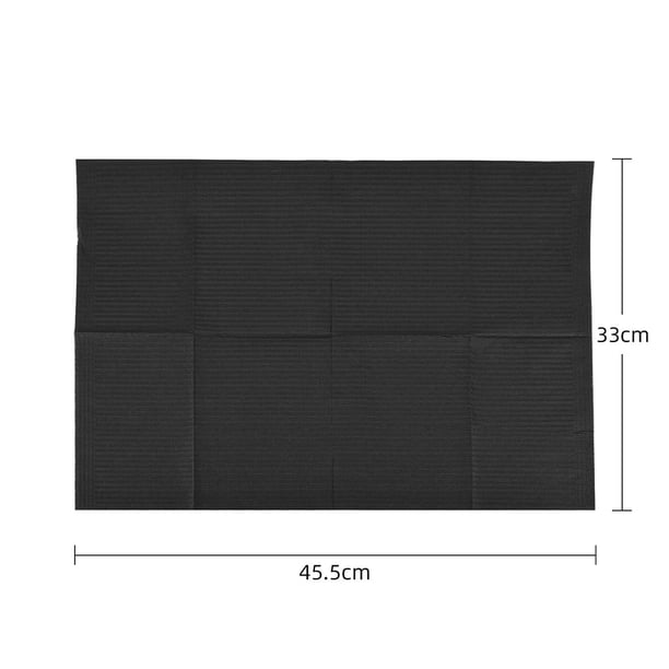 Mantel desechable para tatuajes Sábana sanitaria antiaceite (20 piezas) (negro) Ndcxsfigh Cuidado Belleza