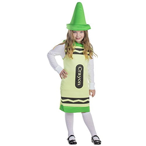 Green Crayon Costume - Size L (12-14)