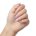 thumbnail image 3 of Kiss Impress Premium Medium Almond Press On Nails, Blue French Tip, 30 Pieces, 3 of 13