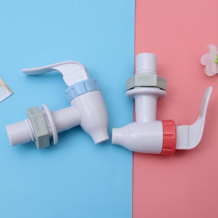 FONDOTIN Replacement Spigot For Water Dispenser Red 2Pcs 3.34X2.75X1.18in