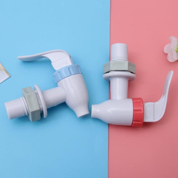 FONDOTIN Replacement Spigot For Water Dispenser Red 2Pcs 3.34X2.75X1.18in