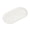 White, variant on bestolf Stackable Fruit Plate Oval Shaped Reusable Dessert Tray Thickened Food Serving Platter for Camping Coffee Table Snacks Food Prep