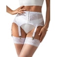 thumbnail image 2 of Liguero de talla grande, Liga de encaje y 6 Clips de Metal, ropa interior ajustable, tirantes de Liga, ropa interior, Liga de cintura, conjunto de liga, 2 of 4