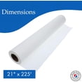 thumbnail image 5 of Henry Schein Disposable Medical Exam Table Paper Rolls, Latex-Free, White, 21" x 225", 12-Pack, 5 of 8