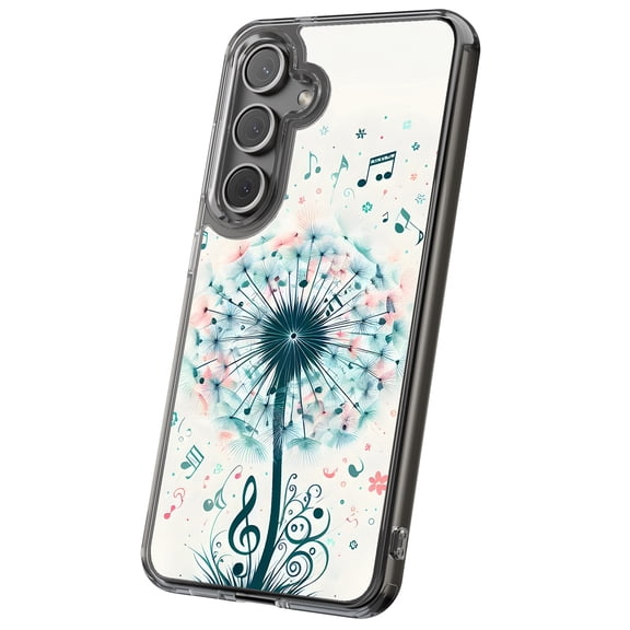 For Samsung Galaxy S20 Plus, Hybrid Clear, Music Notes Print, USA