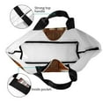 thumbnail image 4 of Disketp Log Cabin Inside Bolsa Tote Estampada para Mujer, Bolso de Hombro y de Mano para Compras y Viajes, 4 of 8