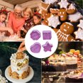 thumbnail image 2 of Uds. Molde para hornear Navidad de Acción de Gracias, sello de galletas, cortador de émbolo de galletas 3D, cortadores de moldes para hornear DIY, herramientas de cocina, 2 of 8