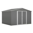 thumbnail image 1 of 10X8 FT Outdoor Storage Shed, All Weather Metal Sheds with Lockable Doors, Tool Shed for Garden, Patio, Backyard, 1 of 5