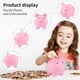thumbnail image 3 of Large Cute Plastic Piggy Bank (Pink), Money Boxes for Girls and Boys, Unbreakable Plastic Piggy Bank, Fun Gifts for Birthdays, Holidays, Baby Showers, 3 of 5
