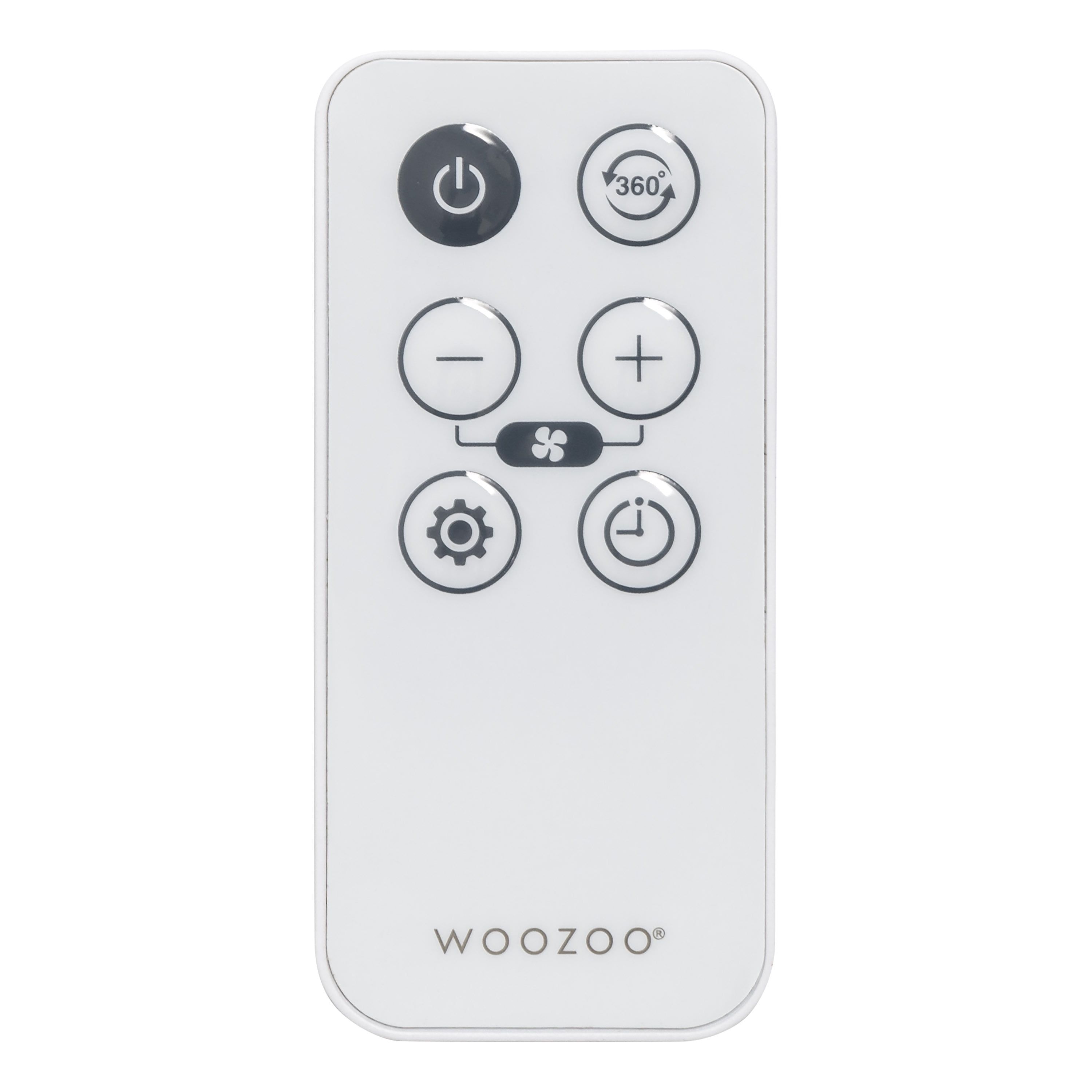 IRIS WOOZOO 360° Oscillating Fan with Remote & Timer, 3 Speed Settings, White