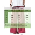 thumbnail image 3 of Lumtrix Mens Cotton Linen Pants Wide Leg Baggy Pants Elastic Waist Casual Summer Beach Palazzo Trousers with Pockets Navy 3XL, 3 of 4
