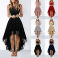 thumbnail image 3 of 2024 Spring and Summer New Style Hollow Waist Chiffon Dress Evening Lace Dress, 3 of 5