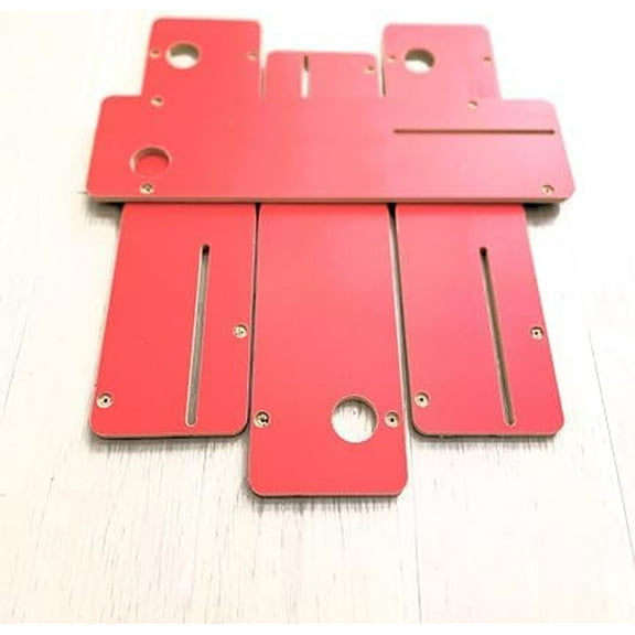 CncDesigns Zero Clearance Inserts (4-Pack) for Skil Table Saw TS-6307-00 with riving knife slot