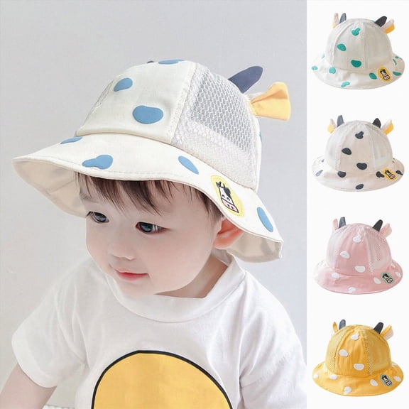 Baby Sun Hat Kids Summer UPF 50 Toddler Bucket Hat Wide Brim Adjustable Beach Hats for Boys Girls 6-12 Months 12-24 Months 2t 3t 4t 5t 6t 7t 8t 9t Children(Blue,One Size)