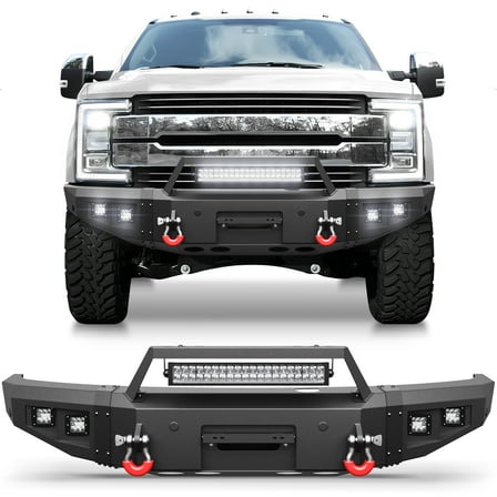 POFENZE F250 Front Bumper Compatible with 2017-2022 Ford F250/F350/F450 Pickup