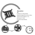 thumbnail image 4 of Multipurpose Cheese Plate with 75 X 75Mm & 100 X 100Mm for Mount for Monitor Bracket Photography Video Accessories, 4 of 5