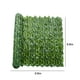 thumbnail image 4 of Pantalla de valla de privacidad artificial Faux Hedges (hojas de salvia verde impresas en color) Likrtyny Libre de BPA, 4 of 4