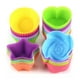 thumbnail image 1 of Moldes Para Cupcakes O Muffins Reutilizable De Silicona 24 pzs, Multicolor, 1 of 3