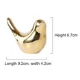 thumbnail image 4 of Big Save!2 Pieces Of Ceramic Golden Bird Home Decoration Crafts Golden Bird Sculpture, 4 of 6