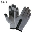 thumbnail image 2 of Waterproof Winter Gloves Warm Windproof Fingers Touch Screen Gloves for Men Skiing, 2 of 5