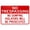 Warning Sign 4, variant on No Trespassing Grounds Under Security Watch Red Sign - 8"x12" Rustic Metal Tin Sign for Home Outdoor Art Wall Decor, Cafe Bar Kitchen, Security Zone, Trespassing Prohibition