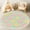 Color 4, variant on Washable Non Slip 4ft Round Rug, Donut Pink Yellow Frosted Donuts Pastel Green Circle Area Rugs with Tassels Carpet for Nursery Bedroom Living Room Playroom Tent rug Tent Castle