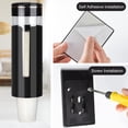thumbnail image 4 of Dispensador de vasos KIMCHOMERSE tipo tira para vasos de 120 ml a 210 ml, color negro, 4 of 8