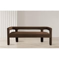 thumbnail image 2 of Meridian Furniture Athena Brown Velvet Bench, 2 of 25