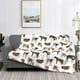 thumbnail image 2 of Fotbe Cow Manta de Franela con Estampado, Manta Ultrasuave para Cama, Sofá, Auto, Hipoalergénica y Antibolitas-50"x40", 2 of 6