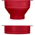 thumbnail image 6 of The   Microwave Popcorn ,  Popcorn Maker, Collapsible Bowl  & Dishwasher Safe - ( Red), 6 of 7