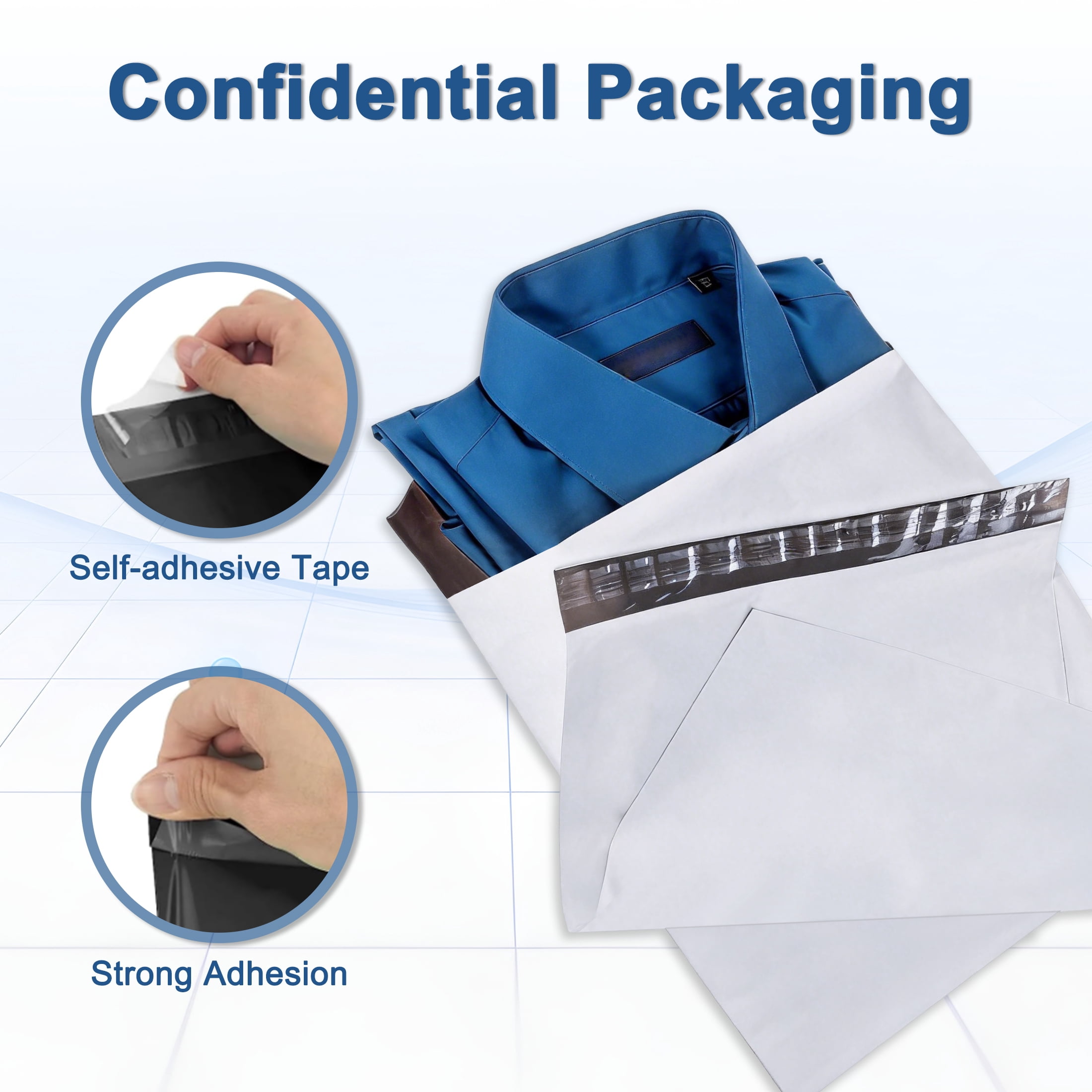 30 Pcs Poly Mailers, 13"x18" Waterproof Tear-Proof Self Adhesive Shipping Bags, Mail Bags for Clothing, Books, Accessories, Mailing Poly Bags for Small Business