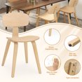 thumbnail image 4 of Gymax Modern Dining Chair Set of 2 w/Wide Seat & Curved Backrest Adjustable Foot Pads, 4 of 9