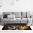 thumbnail image 6 of Paw Print Elegant Grey Polyester Indoor Rug - Soft and Durable Floor Mat for Home Decor - 4x6 Area Rug for Living Room and Bedroom - Backing and Easy to Clean, 6 of 6