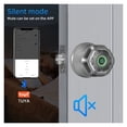 thumbnail image 4 of Smart Fingerprint Door Lock Electronic Lock Round Knob with Password/Key/APP Unlock, 4 of 6