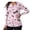 Bat Pink Bow, variant on Yuyamidu Fall Women's Golf Shirts, V Neck Long Sleeve Athletic Top Soft Stretchy Tennis Shirts with Long Sleeve & Moisture Wicking, Ideal for Golf, Outdoor Travel, Thanksgiving Day