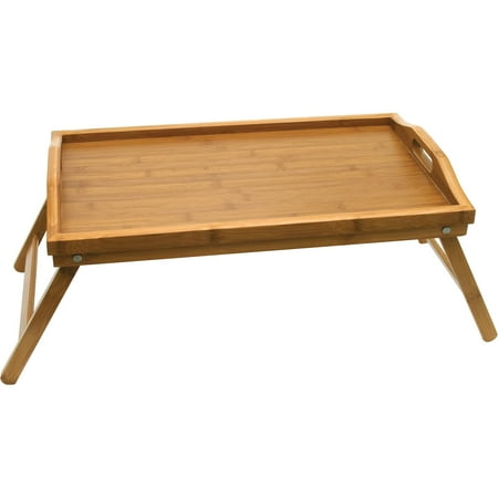Cp4005 Tray - Lipper International Bamboo Bed Tray with Folding Legs
