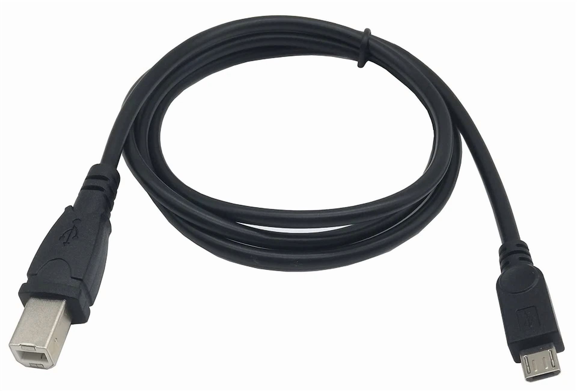 RHEA- Micro Usb To Printer Cable, 2Pcs 5Pin Male Type B Data And...