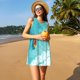 thumbnail image 3 of Disketp Tranquil Ocean Canoe Journey para Vestido sin Mangas para Mujeres, Vestidos de Verano para Mujeres, Casual y Holgado para la Playa, 3 of 7