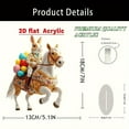 thumbnail image 2 of YWIYIUD Easter BunnyEggs Decorations Spring Easter Centerpieces 2D Flat Acrylic BunnyEgg Flower Figurines Table Ornament for Farmhouse Home Kitchen Easter Party,Birthday Gifts, 2 of 8
