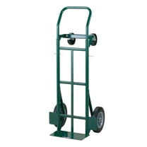 Harper Trucks Super Steel Convertible Hand Truck, 700lb Cap., Solid Rubber Flat-Free Wheels