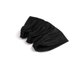 thumbnail image 4 of 3 Pack Black Solid Color Wide Boho Headbands for Women and Girls, Elastic Turban Head wrap Non-Slip Hair Bands for Sport Yoga and Running Headband, 4 of 4