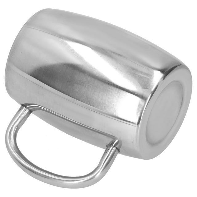 Copa De Vino, Vaso De Gran Capacidad De 500 Ml, Acero Inoxidable 304, Jarra De Cerveza, Diseño Ergonómico De Mango Grueso Para Reuniones De Viaje En Interiores Y Exteriores Fugacal Wine Mug