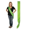 thumbnail image 1 of Beistle 60199-LG Satin Sash- Light Green - Pack Of 6, 1 of 3