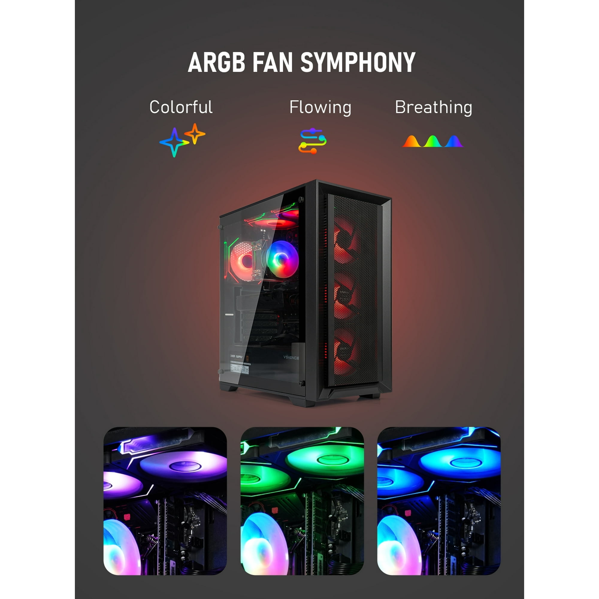Gaming PC Desktop Computer, Core i7-7700 4.2GHz, GTX 1060 6GB