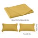 thumbnail image 3 of Juego de sábanas de poliéster de 3 piezas en color liso | Incluye 1 sábana bajera de 180 x 230 cm y 2 fundas de almohada de 74 x 48 cm | Suave, lavable y antiarrugas para camas tamaño queen, 3 of 5