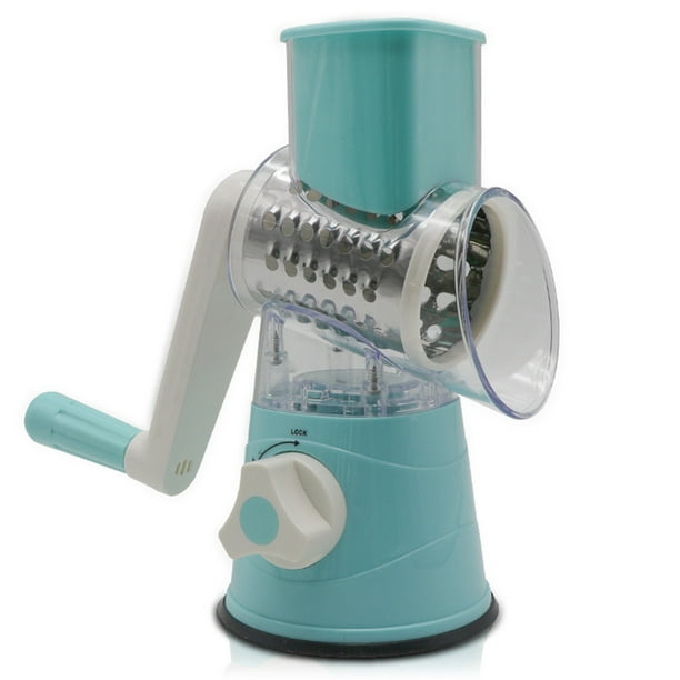 Sunisery 3 In 1 Manual Rotary Vegetables Grater Handheld Shredder