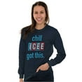 thumbnail image 4 of Official Icee Logo Chill I Got This Unisex Plus Size Long Sleeve Shirt Brisco Brands 2X, 4 of 5